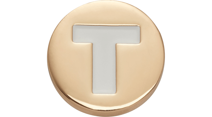 

Gold Letter T