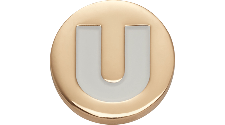 

Gold Letter U