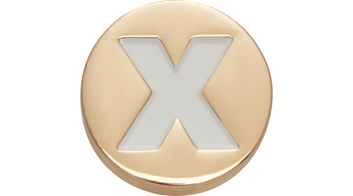 

Gold Letter X