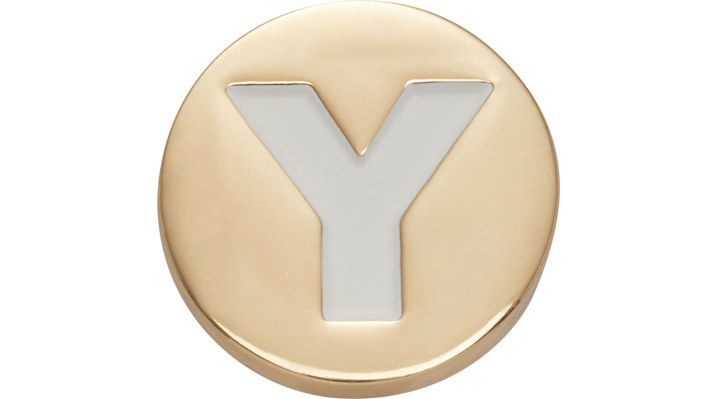 

Gold Letter Y