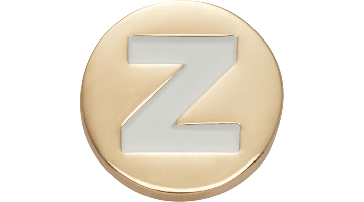 Jibbitz Gold Letter Z