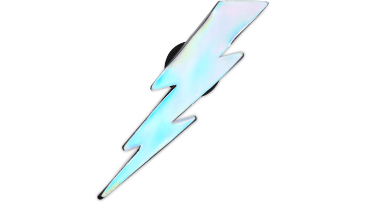 

Iridescent Lightning Bolt