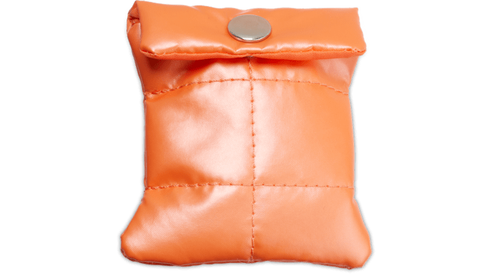 

Orange Puffy Pouch