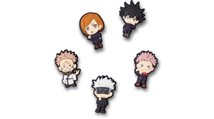 Jibbitz Jujutsu Kaisen 5 Pack