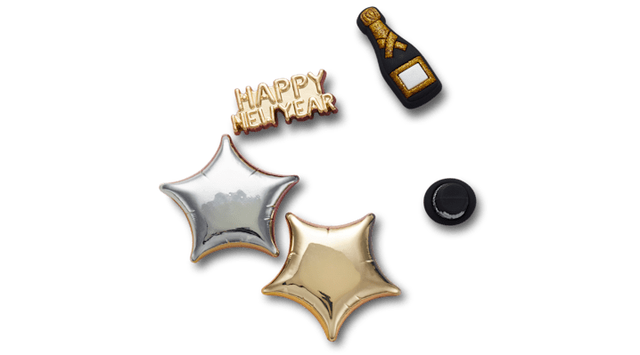 New Years Eve Balloons 5 Pack