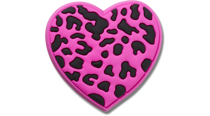 

Purple Cheetah Print Heart