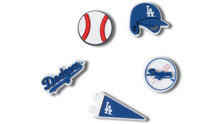 Jibbitz Mlb Los Angeles Dodgers 5pck In Blue
