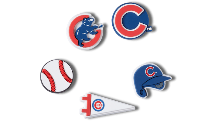 Jibbitz Mlb Chicago Cubs 5pck In Multi