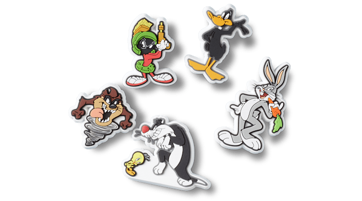 Jibbitz Looney Tunes 5 Pack In Multi