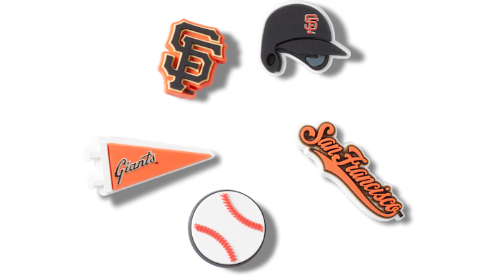 Jibbitz Mlb San Francisco Giants 5 Pack In Multi