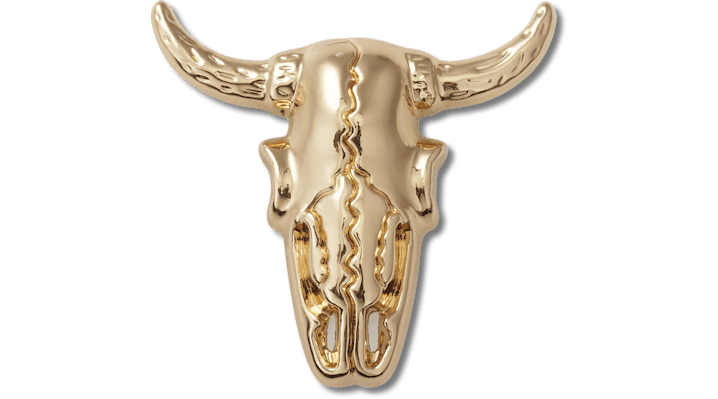 

Gold Cow Skull