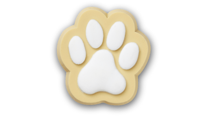 Jibbitz Beige Dog Paw