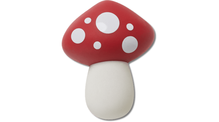 Jibbitz Squish Mushroom