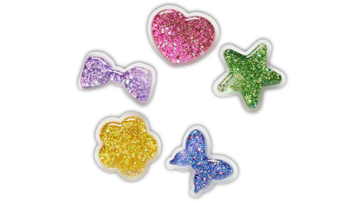 Jibbitz Uv Changing Squish 5 Pack