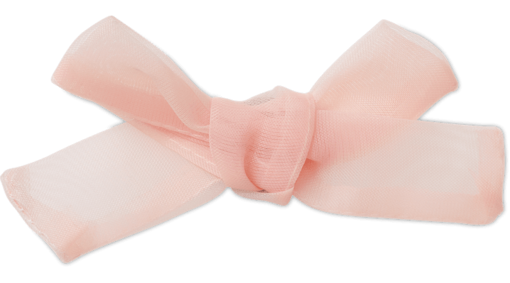 Shop Jibbitz Pink Sheer Bow