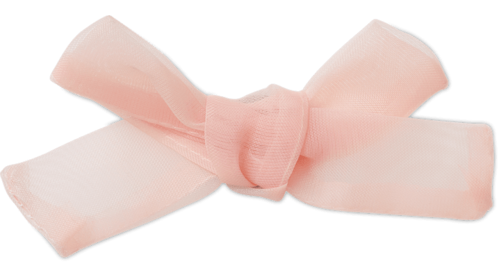 

Pink Sheer Bow