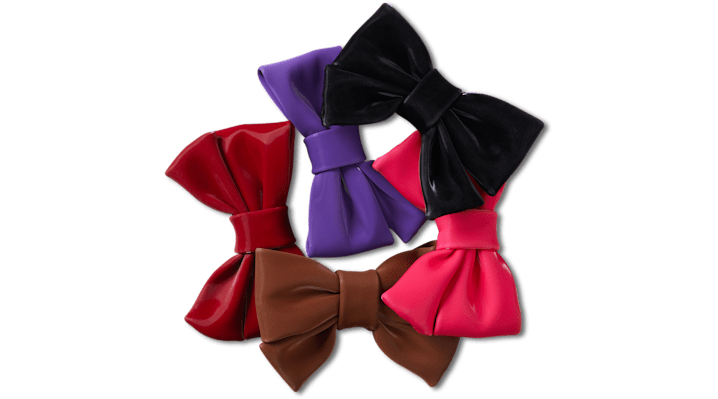 Jibbitz Solid Romantic Bow 5 Pack