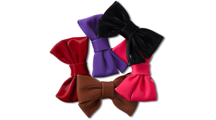 

Solid Romantic Bow 5 Pack