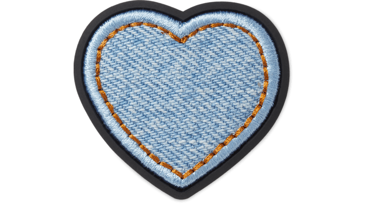 

Denim Patch Heart