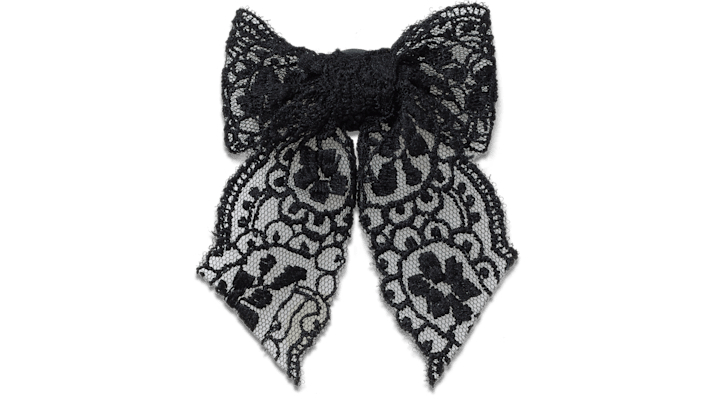 

Black Lace Bow