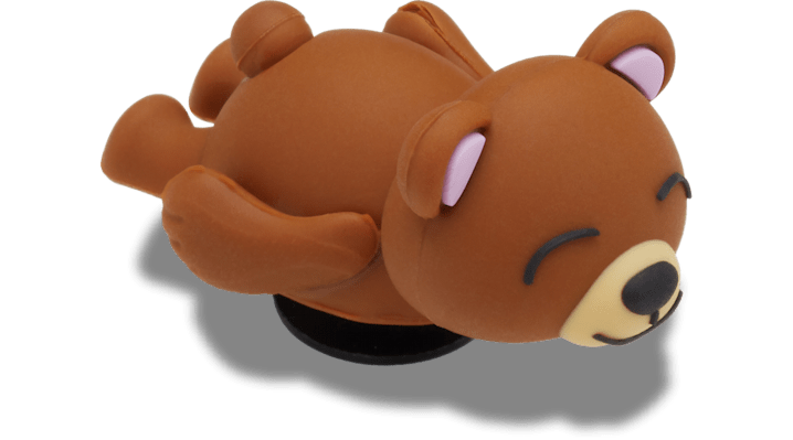 Jibbitz 3d Bear On Tummy In Brown