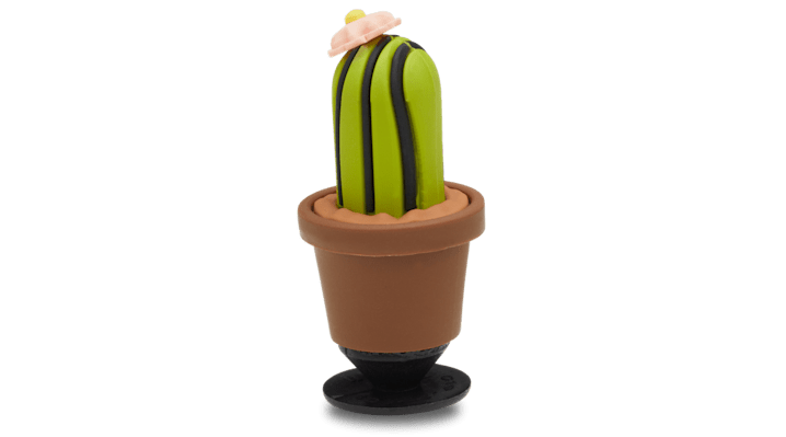 

3D Cactus with Flower