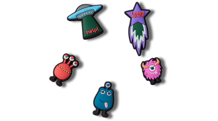 Crocs Jibbitz Space Cadet Charms 5-Pack