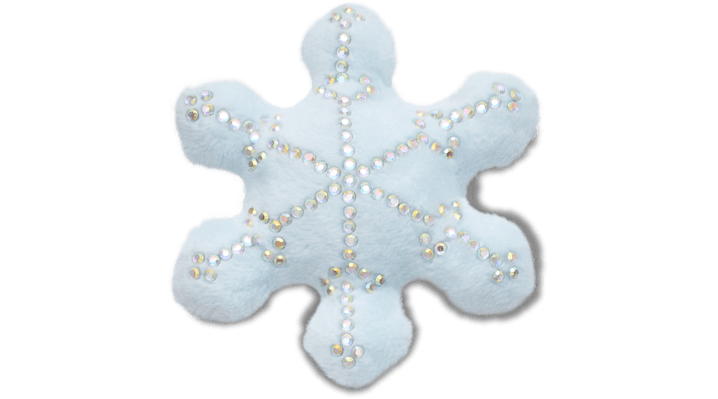 Jibbitz Plush Studded Snowflake
