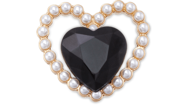 

Black Gem Pearl Heart