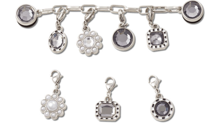 

Silver Adjustable Charm Chain