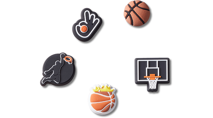 JIBBITZ BASKETBALL TEAM 5 PACK