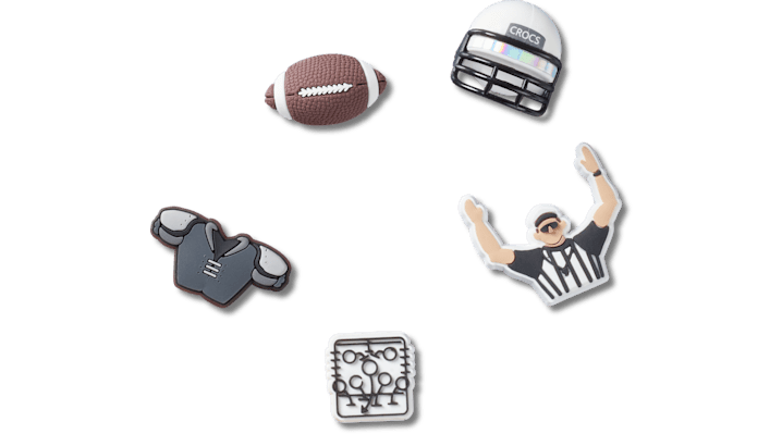 JIBBITZ FOOTBALL TEAM 5 PACK