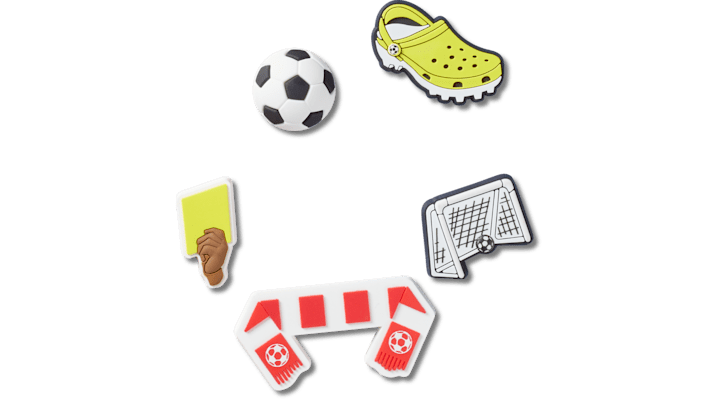 Jibbitz Soccer Team 5 Pack