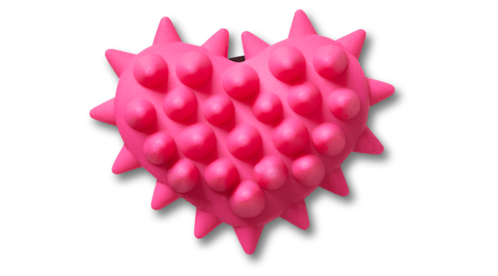 Jibbitz Spike Hot Pink Heart