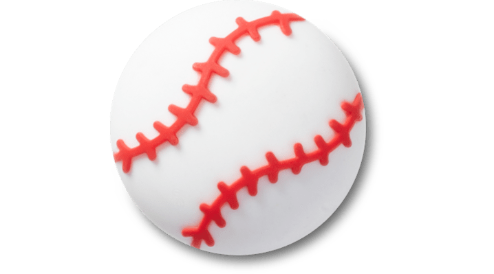 Jibbitz Textured Baseball