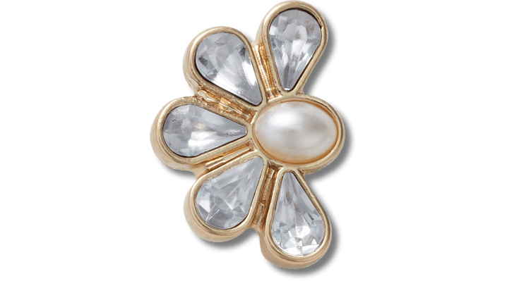 

Half Gem Floral with Pearl