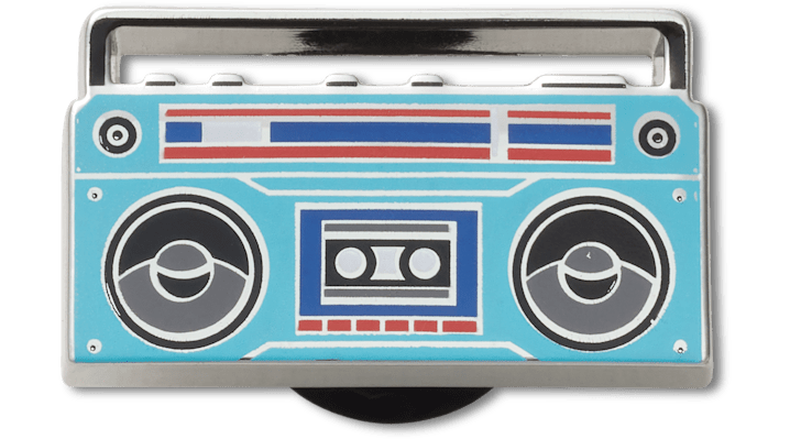 Jibbitz Blue Boom Box