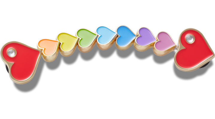 

Rainbow Heart Chain
