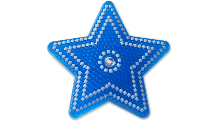 

Lights Up Blue Star With Gem