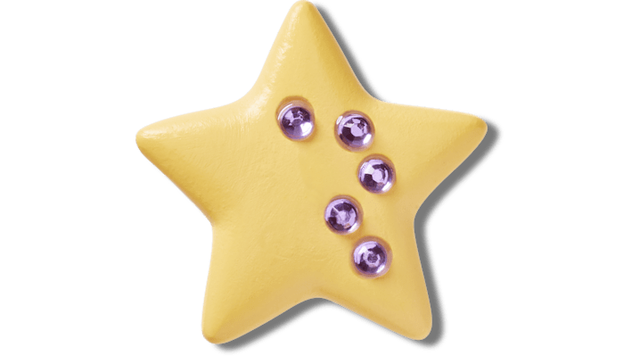 

Dreamsicle Sparkly Gem Star