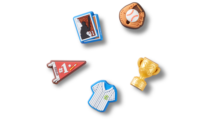 Jibbitz Baseball 5 Pack In Multi