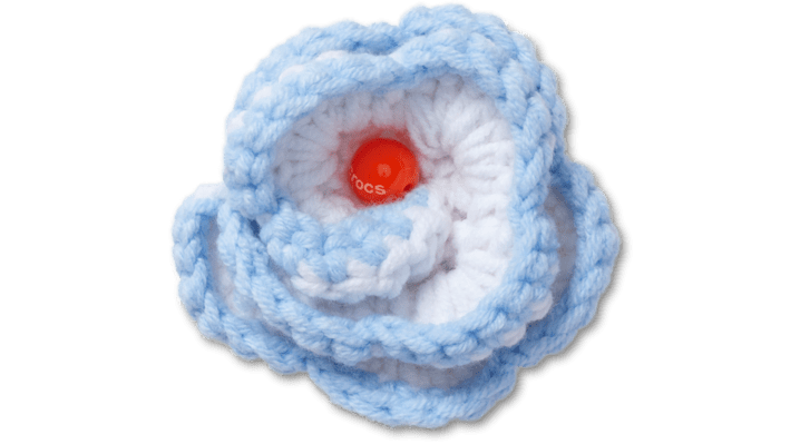 

Light Blue Crochet Floral