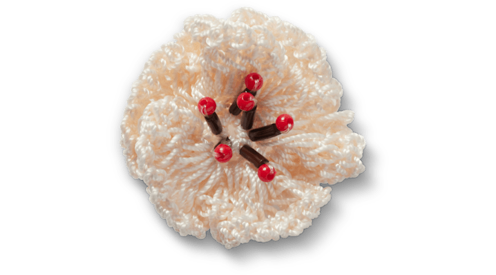

White Crochet Floral