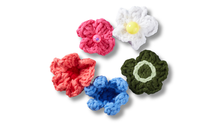 

Crochet Floral Mix 5 Pack