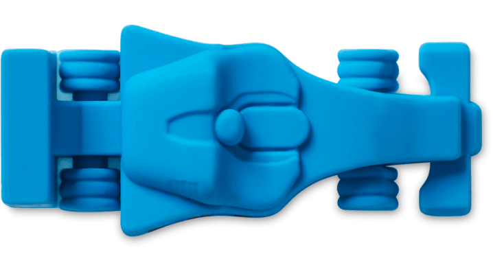 

3D Blue Race Car