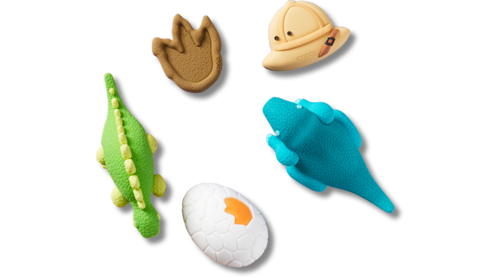 Crocs Jibbitz 3D Dinosaur Adventure 5-Pack