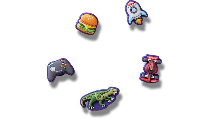 Jibbitz Tiny Boy Favorites 5 Pack In Multi