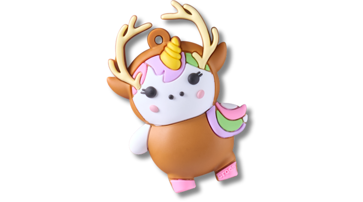 Jibbitz Holiday Unicorn Ornament In Multi