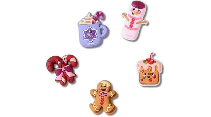 Jibbitz Cute Winter Foods 5 Pack
