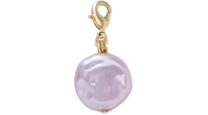 Jibbitz Pink Pearl Charm